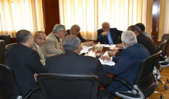 الإجتماع الشهرى الدورى للجنة العليا للإشراف على المدن الجامعية