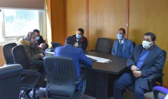 جامعة مدينة السادات تستقبل فريق المراجعة الخارجية المانحة لشهادة الأيزو ISO 9001: 2015