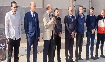 حملة توعية بأضرار المخدرات بكلية التربية الرياضية جامعة مدينة السادات