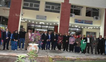 رئيس جامعة السادات تشارك أسرة معهد بحوث الهندسة الوراثية والتكنولوجيا الحيوية إفطار رمضان