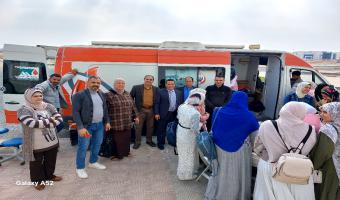 جامعة مدينة السادات تتابع حملة التبرع بالدم تضامناً مع الأشقاء الفلسطينيين بكلية الطب البيطري