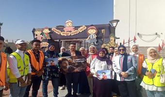 الجامعة تستكمل الحملة التوعوية بمخاطر الإدمان وتعاطي المخدرات لليوم الثاني