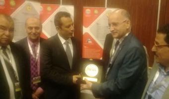 جامعة مدينة السادات تكرم السفير المصري بمعرض أخبار اليوم بنيجيريا