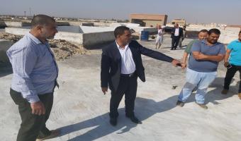 أمين عام الجامعة يتابع أعمال تأهيل وتجديد بنايات المدن الجامعية