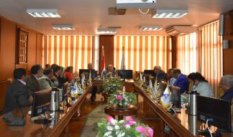 إنعقاد مجلس العمداء بالجامعة