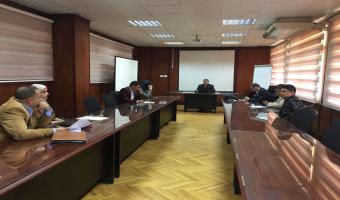 إجتماع المدير التنفيذى للمعلومات مع مدراء مشاريع التطوير بجامعة مدينة السادات
