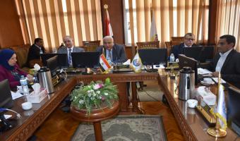 اجتماع مجلس إدارة مركز ضمان الجودة والتطوير المستمر بالجامعة