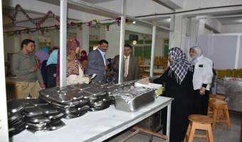 فريق من مركز ضمان الجودة في زيارة للمدن الجامعية