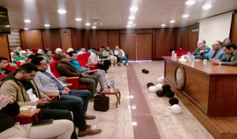 ندوه تعريفيه عن مخاطر الإدمان وعلاجه بكلية التربية الرياضية