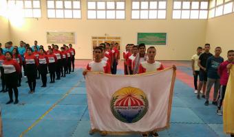 جامعة مدينة السادات تحصل علي المركز الرابع في مهرجان العروض الرياضية بالأقصر