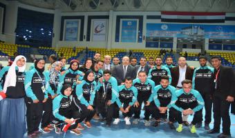 حصول جامعة مدينة السادات على المركز السابع بمهرجان الأسر السابع بجامعة قناة السويس