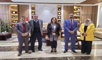 رئيس جامعة مدينة السادات تستقبل وفد من مديرية التربية والتعليم بالمنوفية