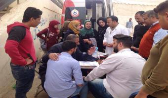 اليوم .. ختام حملة التبرع بالدم بكليات الجامعة لدعم العملية سيناء 2018