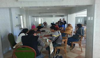 بدء المسابقة الفنية بين طلاب كليات الجامعة فى مجالى الرسم والتصوير الزيتى والغناء