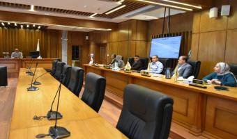 نائب رئيس جامعة مدينة السادات يترأس الإجتماع الشهرى لخدمة المجتمع وتنمية البيئة