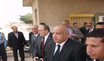 رئيس الجامعة يصل كلية التربية الرياضية لأفتتاح المهرجان الكشفي الاول بالجامعة