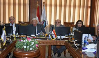 انعقاد مجلس جامعة مدينة السادات الشهرى لبحث جدول أعماله