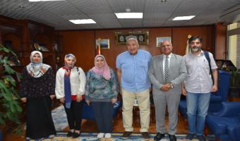 رئيس جامعة مدينة السادات يستقبل وفداً من مركز التكنولوجيا والإبتكار الصناعى لبحث أوجه سبل التعاون المشترك