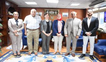 USAID “AMIDEAST” visits USC Campus