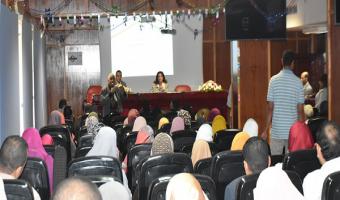 المكتبة الرقمية بجامعة مدينة السادات تعقد ورشة عمل حول