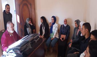 بدء تدريب فريق كورال الجامعة للمشاركه فى مسابقة إبداع 9