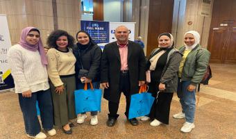 للعام الثانى على التوالي .. مشاركة وفد طلابى من كلية التربية بفعاليات المؤتمر السنوي للفرنكفونية