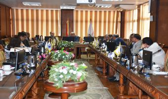 انعقاد مجلس العمداء الدورى بالجامعة