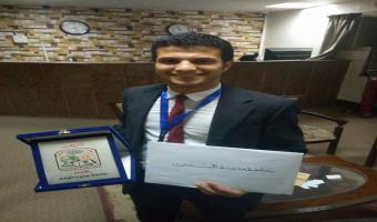 حصول الطالب محمد عبدالرسول على المركز الثانى فى مسابقة الإبتهالات الدينية بجامعة جنوب الوادى