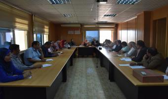 اليوم إنعقاد الاجتماع الشهري للجنة التنفيذية للأيزو بالجامعة