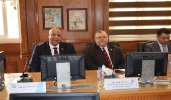 نائب رئيس الجامعة لشؤون التعليم والطلاب يشارك في اجتماع المجلس الاعلى للجامعات