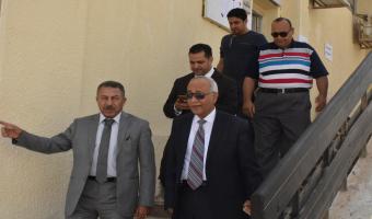 بالصور نائب رئيس الجامعة للدراسات العليا والبحوث في زيارة ميدانية لمكتبات كليات ومعاهد الجامعة