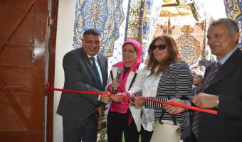 رئيس جامعة السادات تفتتح خط إنتاج الدقيق من نبات