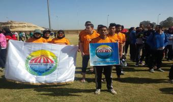 مشاركة جامعة مدينة السادات فى اللقاء الرياضى للمتميزين رياضيآ بمدينة الأقصر