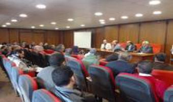 ورشة تدريبية بكلية التربية الرياضية لتطبيق منظومة التصحيح الإلكترونى بالجامعة