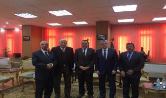 رئيس جامعة مدينة السادات يناقش رسالة علمية بجامعة الزقازيق