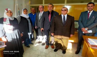 نائب رئيس جامعة السادات يتفقد سير إنتخابات إتحادات الطلاب بالجوله الأولى