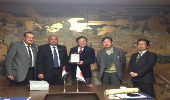 جامعة مدينة السادات تحقق استجابة سريعة وخاطفة لتوجيهات رئيس الجمهورية فى التعاون مع اليابان