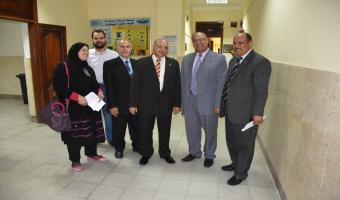 خدمة المجتمع تزور كلية الطب البيطري لتفعيل مبادرة جامعة مدينة السادات خالية من التدخين والمخلفات