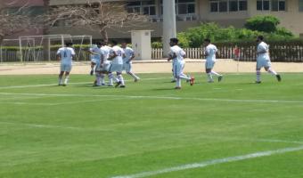 تعادل منتخب جامعة مدينة السادات لكرة القدم مع الأكاديمية العربية فى بطولة الجامعات المصرية