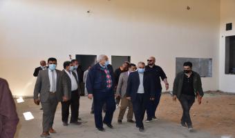 زيارة ميدانية لرئيس الجامعة للمدن الجامعية وإنشاءات كلية التربية للطفولة المبكرة