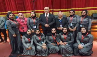 جامعة مدينة السادات تشارك في مسابقة الكورال ضمن فعاليات أسبوع فتيات الجامعات المصرية الخامس