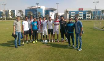 منتخب جامعة مدينة السادات للكرة الخماسية يحصل على المركز الاول فى اليوم الرياضى للجامعات المصرية