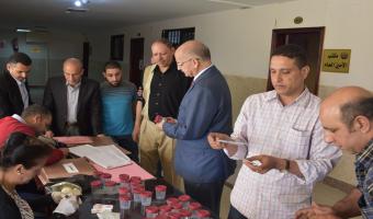 تحاليل مخدرات مفاجئة لموظفي جامعة مدينة السادات
