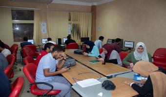 إجراء الإختبار العملي للفرقة الرابعة  لمادة