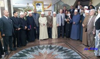 رئيس جامعة مدينة السادات يشهد الجلسة الطارئة لبيت العائلة المصرية بالمنوفية