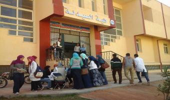 حملة تبرع بالدم بكلية الصيدلة لصالح مستشفي القصر بشبين الكوم