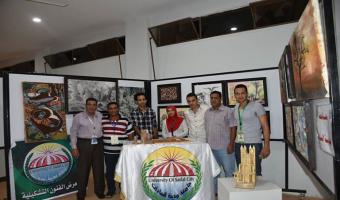 جامعة مدينة السادات تفوز بالمركز الاول بمسابقة الفنون التشكيلية بأسبوع شباب الجامعات العاشر