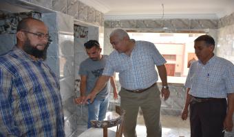 رئيس الجامعة يتفقد المدن الجامعية والإنشاءات بكلية التربية للطفولة المبكرة