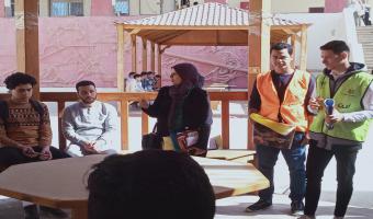 الجامعة تنظم حملة توعوية عن مخاطر الإدمان والتعاطي بكلية الحاسبات والذكاء الاصطناعي