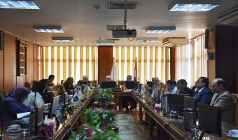 انعقاد مجلس العمداء الدورى بالجامعة